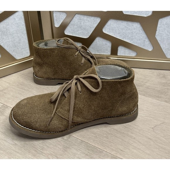 J CREW CREWCUTS Calvert BIG BOYS SUEDE LEATHER DRESS BOOTS SHOES KIDS k 6 - Picture 3 of 6